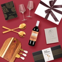 Welcome Home Cheeseboard & Red Wine