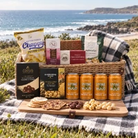 Aussie Beach Luxury Picnic Basket Hamper