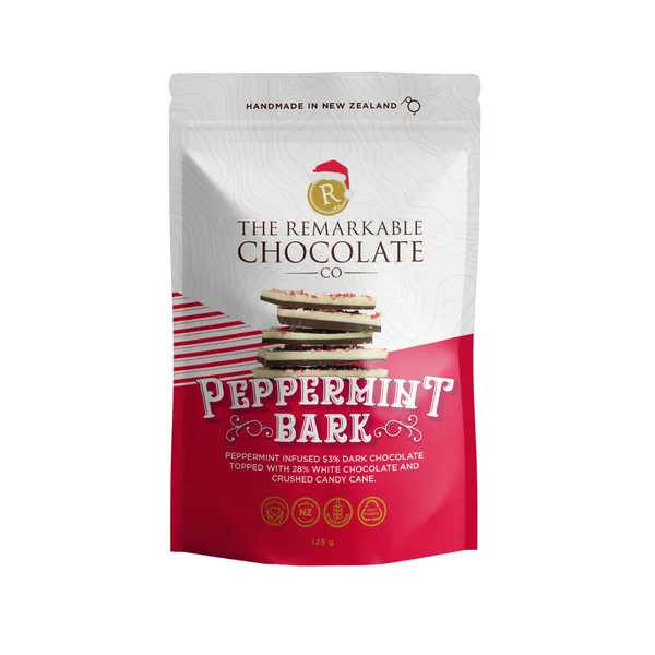 The Remarkable Chocolate Co Peppermint Bark 125g