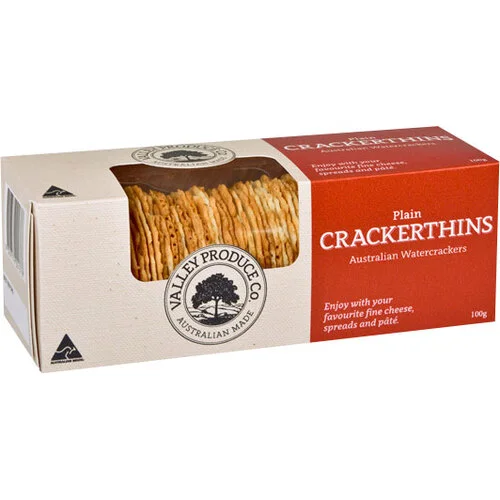 Valley Produce Co Plain Crackerthins 100g