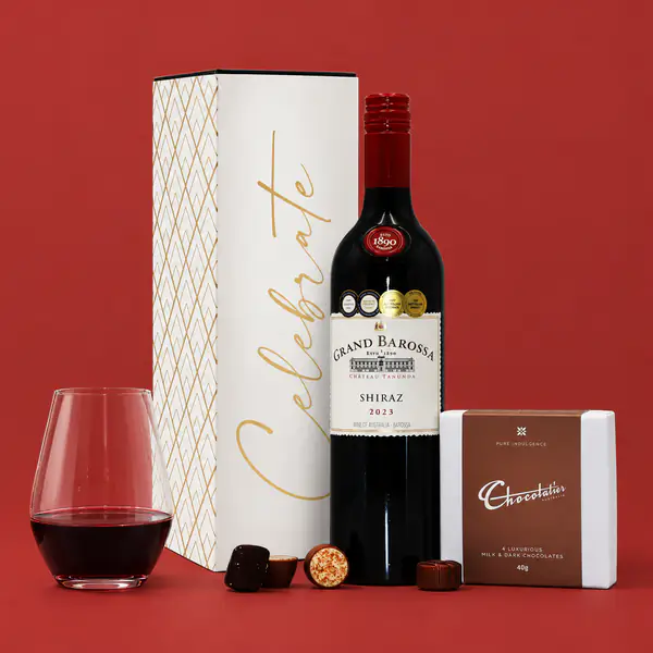 Chateau Tanunda Grand Barossa Shiraz & Chocolates Gift Box