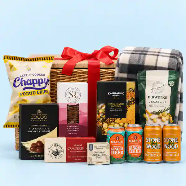 Aussie Beach Luxury Picnic Basket Hamper