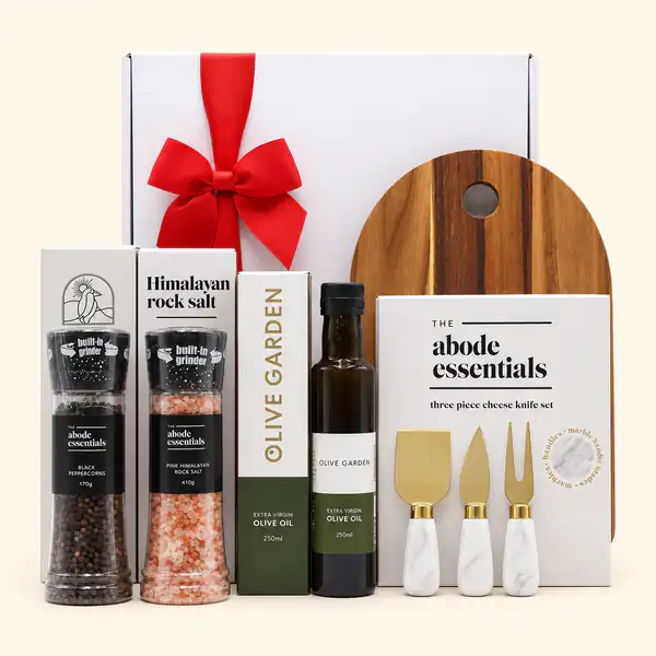 Welcome Home Cheese Board & Olive Oil