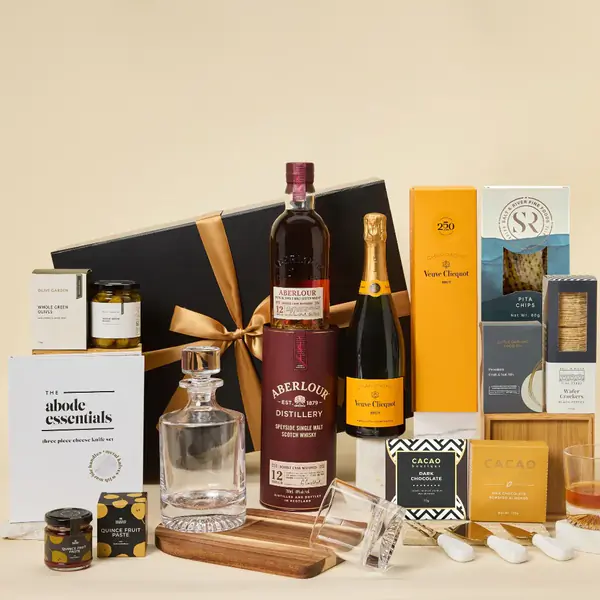 Top Shelf Veuve & Aberlour Whisky Gift