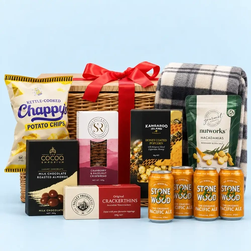 Aussie Beach Luxury Picnic Basket Hamper