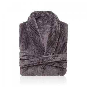 Fluffy Grey Robe
