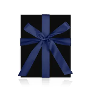 Premium Black Gift Box With Hand-bowed Satin Ribbon