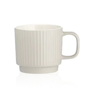 2x Mug Cream 260ml