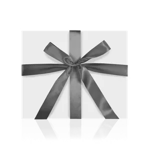 Premium White Gift Box With Hand-bowed Satin Ribbon