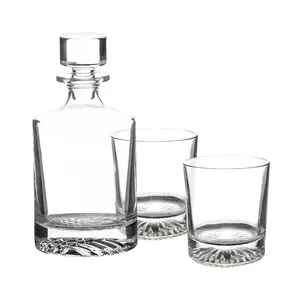 Premium Decanter & Double Glass Set