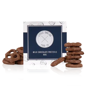 Little Darling Food Co. Milk Chocolate Pretzels 80g