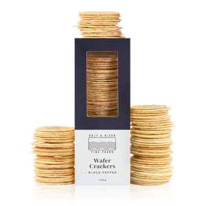 Salt & River Black Pepper Crackerthins 100g