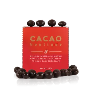 Cacao Boutique Dark Chocolate Roasted Peanuts 150g