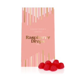 Confectioner's Choice Raspberry Drops 100g