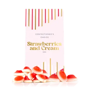 Confectioner's Choice Strawberries & Cream 100g