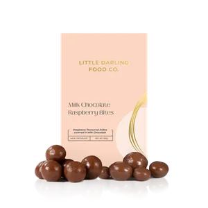 Little Darling Milk Chocolate Raspberries 125g