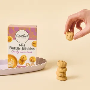 Charlie's Cheeky Choc Chunk Mini Button Bikkies 110g