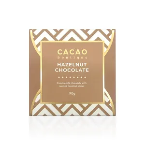 Cacao Boutique Hazelnut Chocolate Bar 90g