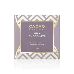 Cacao Boutique Milk Chocolate Bar 90g