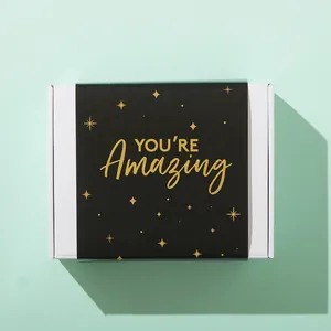Premium White Gift Box With 'You're Amazing' Foil Sleeve