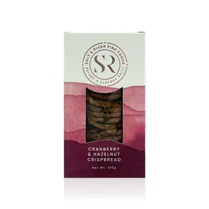 Salt & River Cranberry and Hazelnut Crispbread 100g