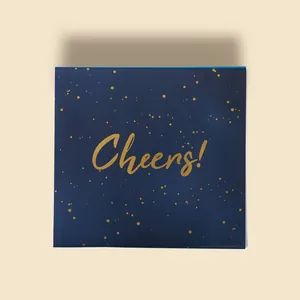 Premium White Gift Box with a 'Cheers' Sleeve