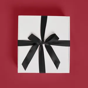 Premium Gift Box With A Black Ribbon