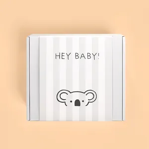 Premium White Gift Box with a 'Hey Baby' Sleeve
