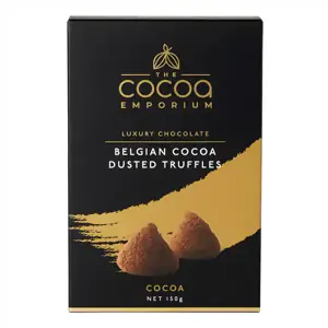 The Cocoa Emporium Belgian Cocoa Dusted Truffles - Cocoa 150g