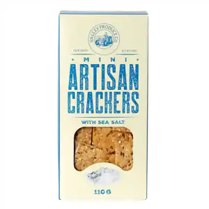 Salt & River Mini Artisan Crackers Sea Salt 110g